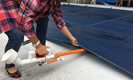 Step 1 of using the cover funnel Step 1 of using the cover funnel